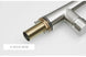 Commercial Pull Down Kitchen Faucet – 2 in 1 Brushed Nickel Brass Mixer Tap - 3 Ways Kitchen Pull OutBathroomLux