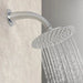 Concealed Rain Shower System With Shower Head And Hand Shower Chrome - Concealed Rain Shower SystemBathroomLux
