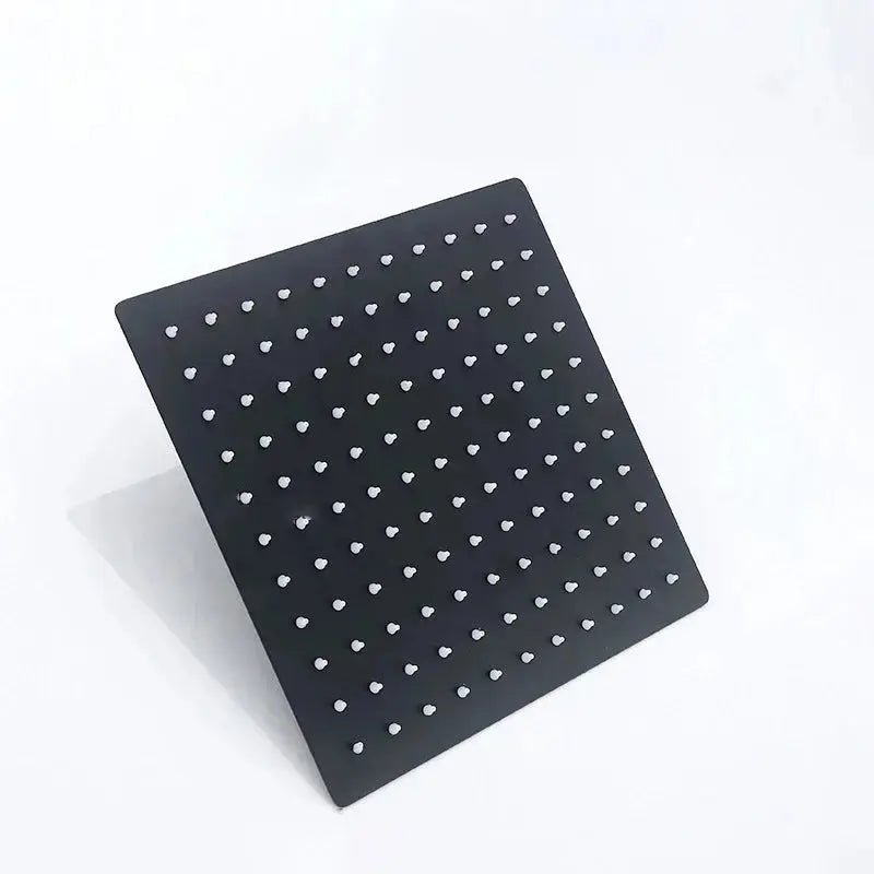 Concealed Stainless Steel Rain Shower System – Wall Mounted with Hot & Cold Mixer - Wall Mounted with Hot & Cold MixerBathroomLux