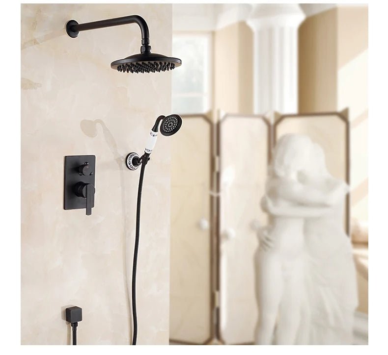 Concetto Shower Faucets Antique - FS - 13889 - Black - FaucetBathroomLux