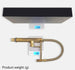 Contemporary Kitchen Faucet Single Hole Single Handle Drop Down - BathroomLux