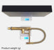 Contemporary Kitchen Faucet Single Hole Single Handle Drop Down - BathroomLux