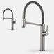Contemporary Kitchen Faucet Single Hole Single Handle Drop Down - BathroomLux