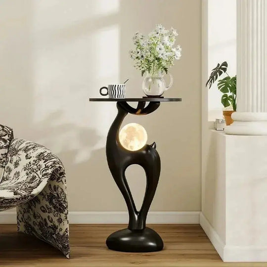 Creative Elk Side Table – French Light Luxury Art Furniture - Creative Elk Side Table – French Light Luxury Art FurnitureBathroomLux