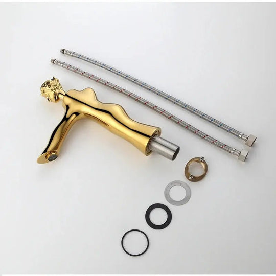 Creative Sink Bathroom Faucet – Modern Single Hole Deck Mounted Basin Tap - creative bathroom sinkBathroomLux