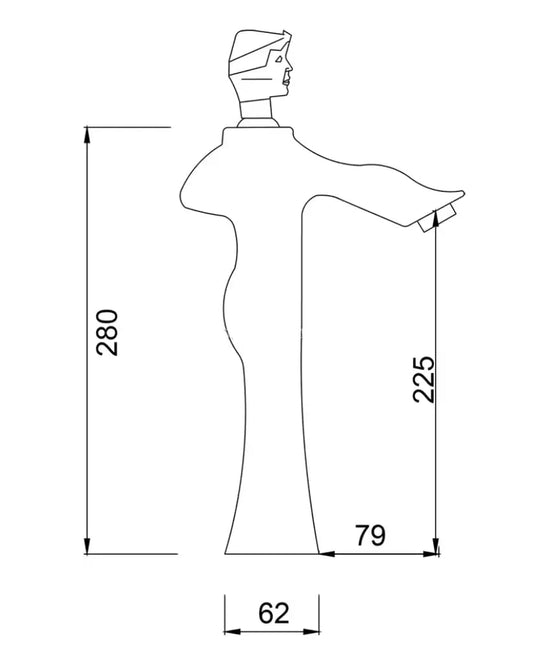 Creative Sink Bathroom Faucet – Modern Single Hole Deck Mounted Basin Tap - creative bathroom sinkBathroomLux