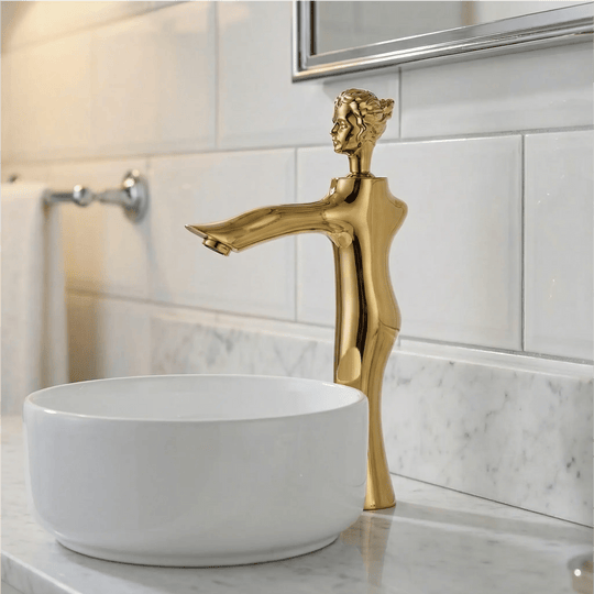 Creative Sink Bathroom Faucet – Modern Single Hole Deck Mounted Basin Tap - creative bathroom sinkBathroomLux