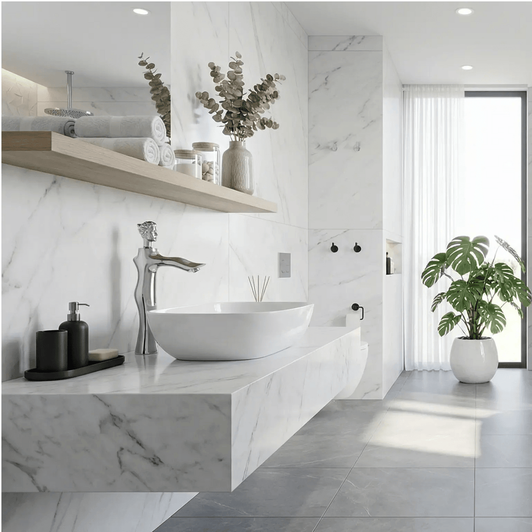 Creative Sink Bathroom Faucet – Modern Single Hole Deck Mounted Basin Tap - creative bathroom sinkBathroomLux