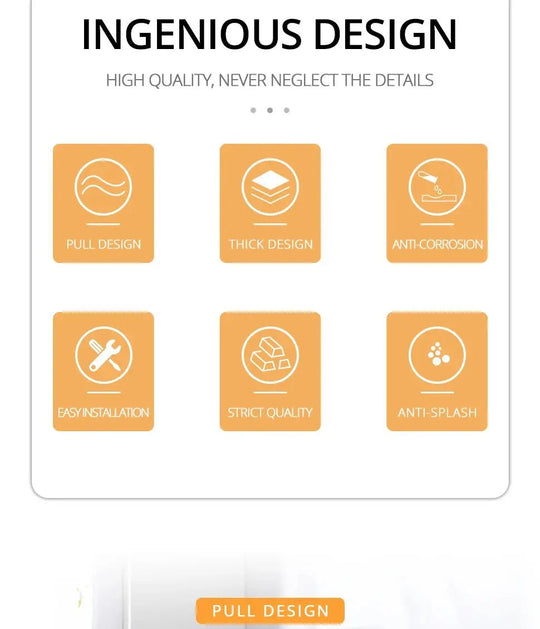 Deck - mounted Kitchen Faucet Hidden Pull - Out Spray Single Handle - deck mounted kitchen faucetBathroomLux