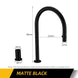 Deck - mounted Kitchen Faucet Hidden Pull - Out Spray Single Handle - deck mounted kitchen faucetBathroomLux