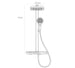 Digital Display Waterfall Shower Head Full - Body Led Light Massage - Bathroom Shower Mixer SetBathroomLux