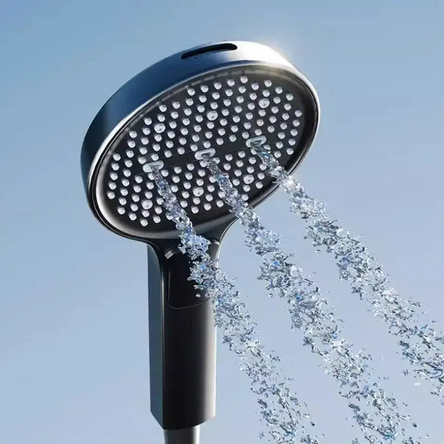 Digital Display Waterfall Shower Head Full - Body Led Light Massage - Bathroom Shower Mixer SetBathroomLux