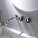 Double Marble Handles Wall Mounted Sink Basin Faucet Tap - bathroom sink faucetsBathroomLux