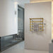 Electric Heated Towel Rack – Brushed Gold Stainless Steel Drying Bars for Bathroom - Towel Racks IN UKBathroomLux
