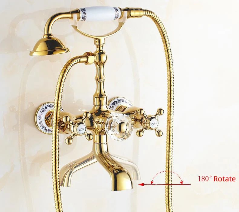 Elegance Luxury Shower Set - HS - G018 - bathroom, showers, thermostaticBathroomLux