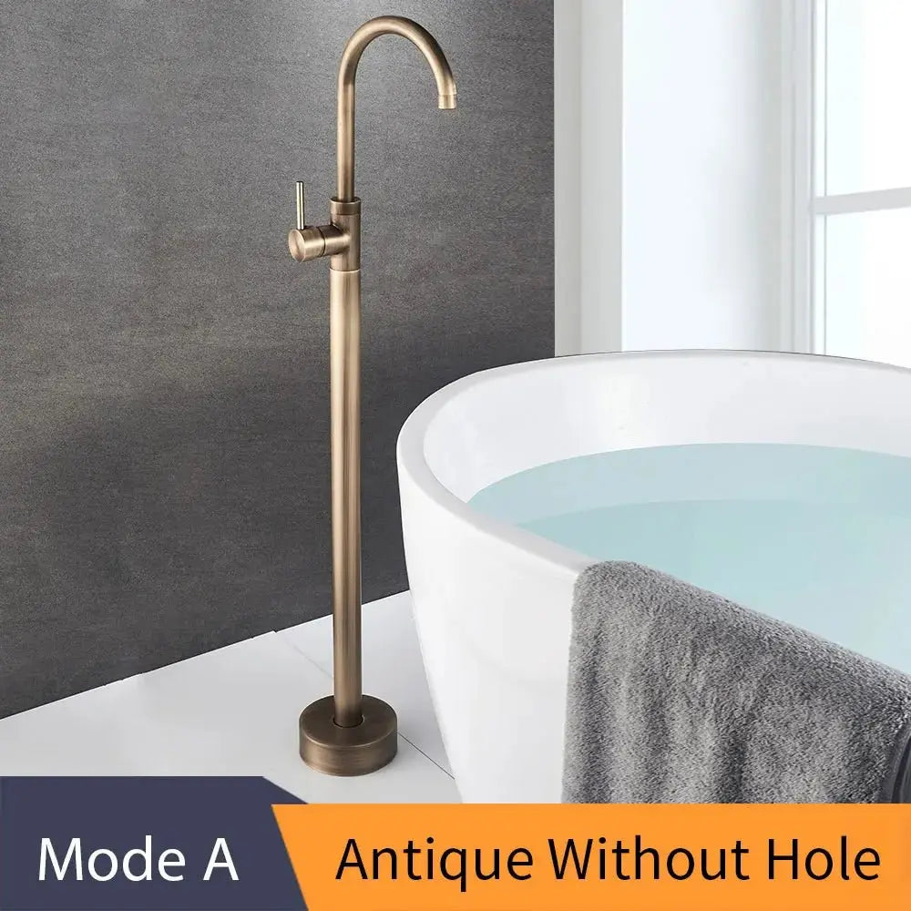 EliteStand Bathtub Faucet - Included Hand Shower - Model A - Freestanding bathtubBathroomLux