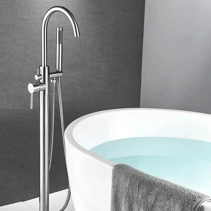 EliteStand Bathtub Faucet - Included Hand Shower - model A - Freestanding bathtubBathroomLux