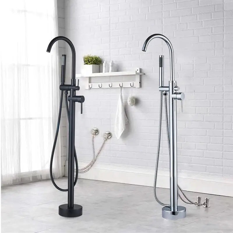 EliteStand Bathtub Faucet - Included Hand Shower - model A - Freestanding bathtubBathroomLux