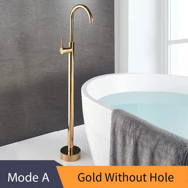 EliteStand Bathtub Faucet - Included Hand Shower - model A - Freestanding bathtubBathroomLux