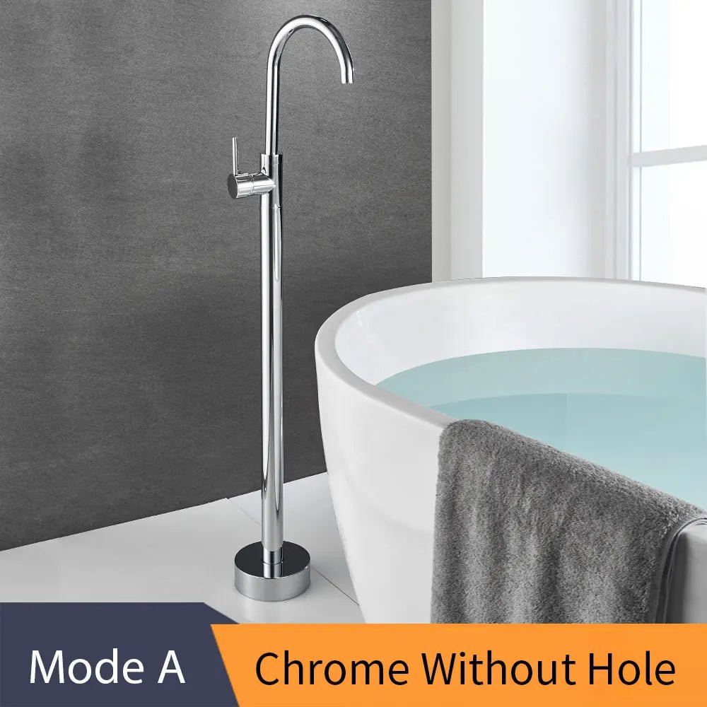 EliteStand Bathtub Faucet - Included Hand Shower - model A - Freestanding bathtubBathroomLux