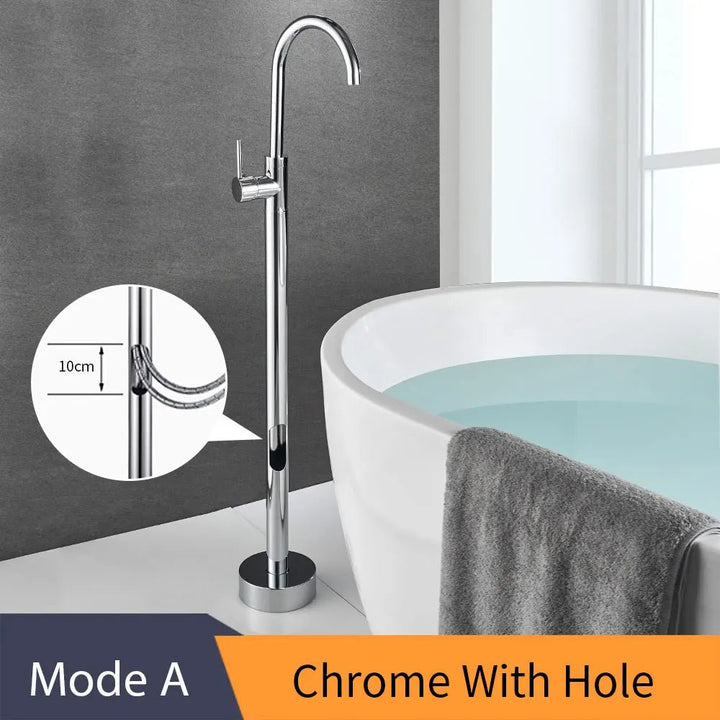 EliteStand Bathtub Faucet - Included Hand Shower - Model A - Freestanding bathtubBathroomLux