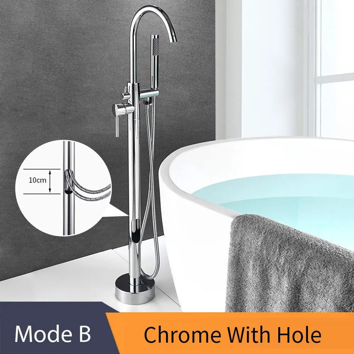 EliteStand Bathtub Faucet - Included Hand Shower - Freestanding bathtubBathroomLux