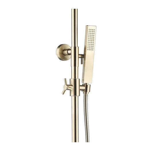 Empolo Brass Waterfall Bath Mixer Tap with Hand Shower – Ceramic Valve Set - Bathtub & Shower FaucetsBathroomLux