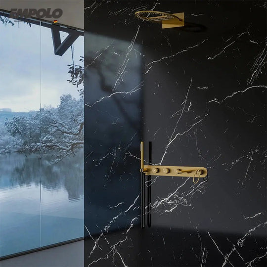 Empolo Concealed Shower Mixer System - concealed thermostatic showerBathroomLux