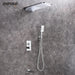 Empolo Concealed Thermostatic Rainfall Shower System - Brass thermostatic shower mixerBathroomLux