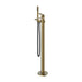 Empolo Luxury Freestanding Bath Shower Mixer Tap – Brushed Brass - Freestanding Bath Shower Mixer TapBathroomLux