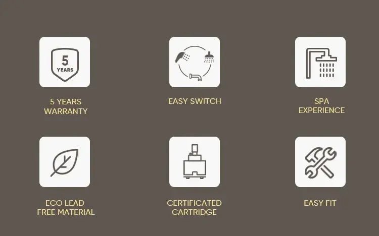 Empolo Luxury Freestanding Bath Shower Mixer Tap – Brushed Brass - Freestanding Bath Shower Mixer TapBathroomLux