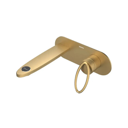 Empolo Wall Mount Faucet Concealed Brass Basin Mixer - wall mount faucetBathroomLux