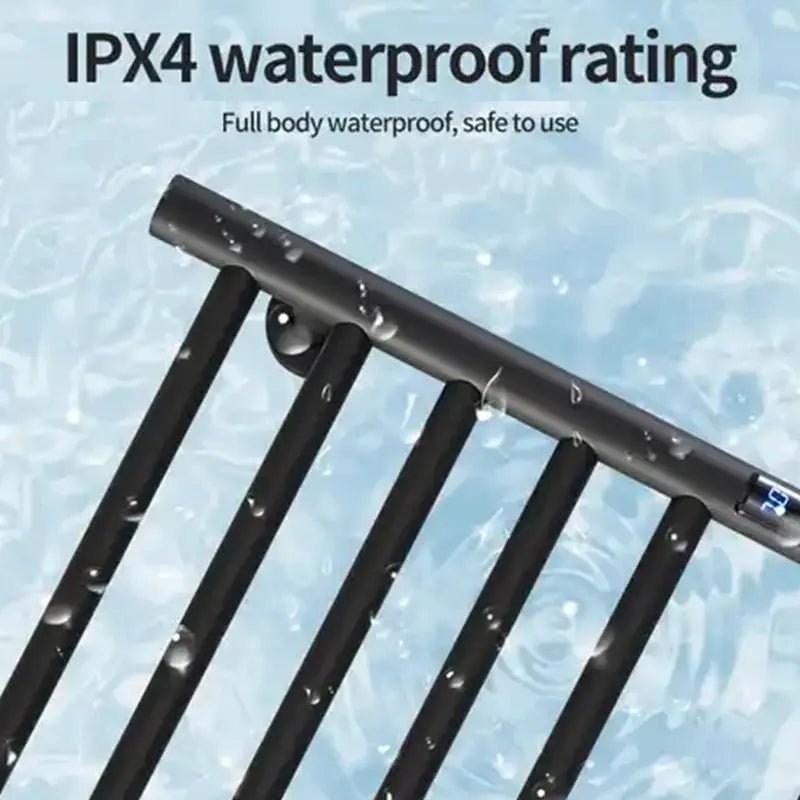 Fast - Heating Electric Towel Warmer – Timer & Temp Display – Feel the Luxury! - Electric towel warmerBathroomLux