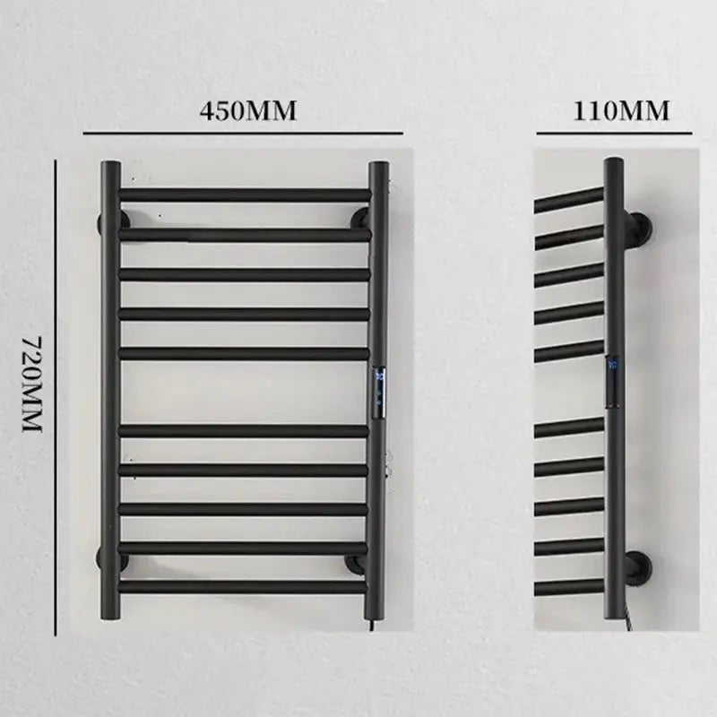 Fast - Heating Electric Towel Warmer – Timer & Temp Display – Feel the Luxury! - Electric towel warmerBathroomLux