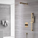Faucet Shower Set with Fixed Wall - Mounted Shower Head & Handshower - shower system wall mountedBathroomLux
