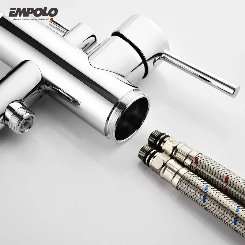 Floor Mounted Bath Taps – Brass Freestanding Bathtub Mixer Tap - Floor Mounted Bath TapsBathroomLux