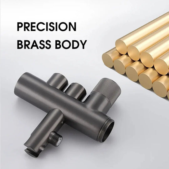 Freestanding Bath Taps with Shower Head - Freestanding Bath Taps with ShowerBathroomLux