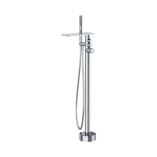 Freestanding Bath Taps with Shower Head - Freestanding Bath Taps with ShowerBathroomLux