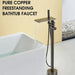Freestanding Bath Taps with Shower Head - Freestanding Bath Taps with ShowerBathroomLux