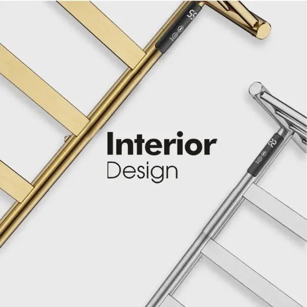 Freestanding Electric Heated Towel Drying Rack – 6 - Bar Gun Grey Stainless Steel - Towel Racks IN UKBathroomLux