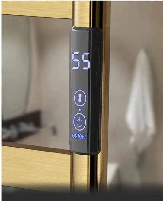 Freestanding Electric Heated Towel Drying Rack – 6 - Bar Gun Grey Stainless Steel - Towel Racks IN UKBathroomLux