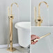 Freestanding Floor - Mounted Bathtub Faucet with Shower - Bathroom FaucetBathroomLux