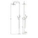 Freestanding Outdoor Shower – Matte Black 316 Stainless Steel with Dual Handles - Shower Stalls & KitsBathroomLux