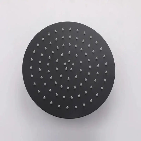 Freestanding Outdoor Shower – Matte Black 316 Stainless Steel with Dual Handles - Shower Stalls & KitsBathroomLux