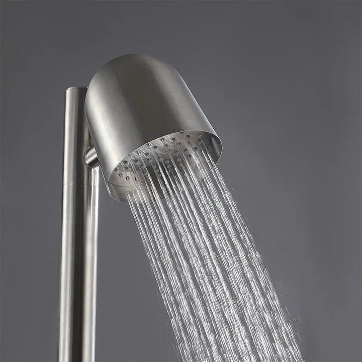 Freestanding Outdoor Shower – Stainless Steel Mixer Set for Swimming Pool, Beach & Garden - Shower Stalls & KitsBathroomLux