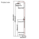 Freestanding Outdoor Shower – Stainless Steel Rainfall Column for Pool & Garden - Shower Stalls & KitsBathroomLux