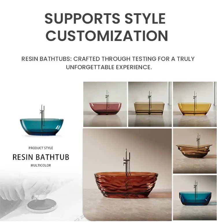 Freestanding Solid Surface Resin Bathtub - Resin Best freestanding bathtub UKBathroomLux