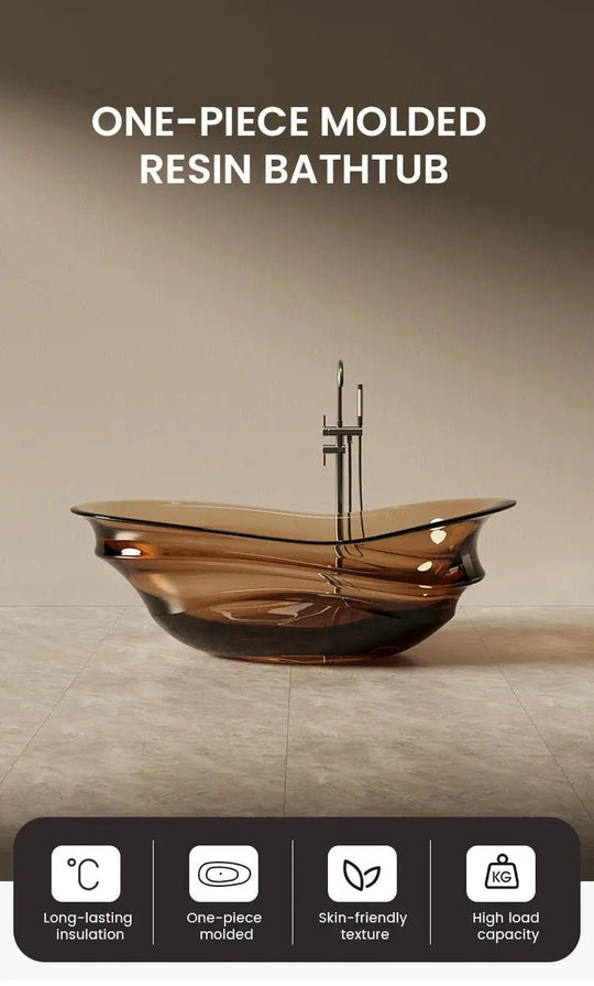 Freestanding Solid Surface Resin Bathtub - Resin Best freestanding bathtub UKBathroomLux