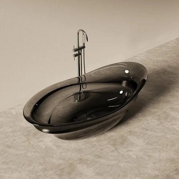 Freestanding Solid Surface Resin Bathtub - Resin Best freestanding bathtub UKBathroomLux