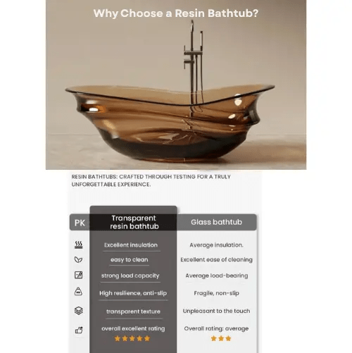 Freestanding Solid Surface Resin Bathtub - Resin Best freestanding bathtub UKBathroomLux